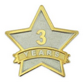 Year of Service Star Pin - 3 Year